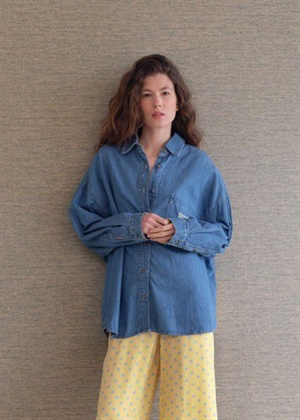 Izeway skjorte Medium Blue American Vintage 
